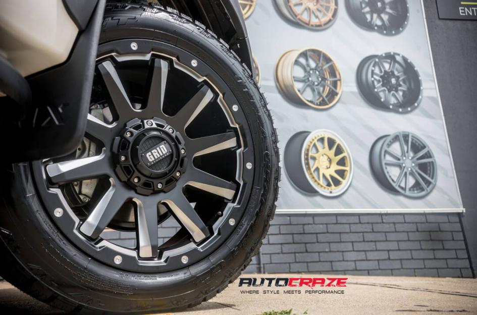 TOYOTA HILUX N80 4WD GD05 MATTE BLACK MILLED ACCENTS